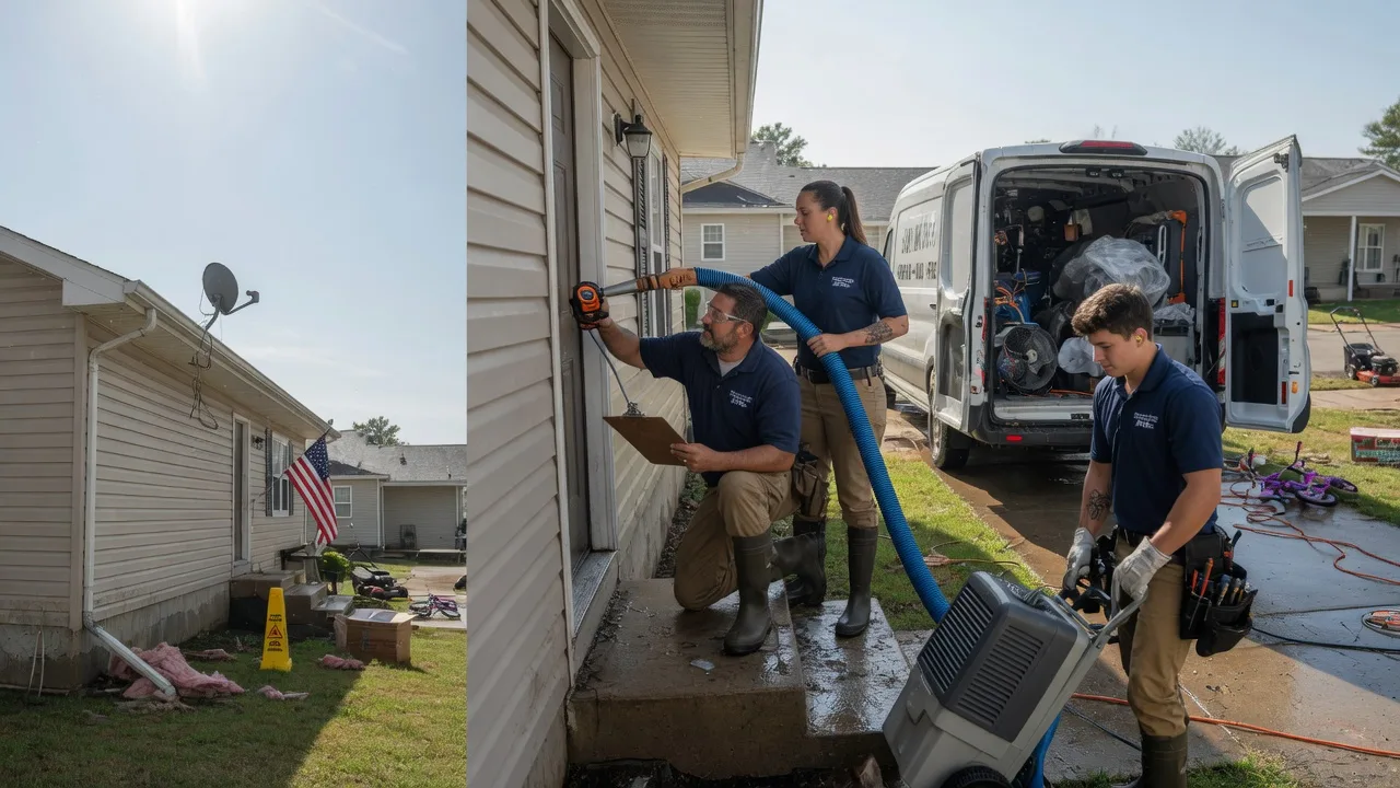 Ceiling Water Damage Restoration in Orange, MA near me